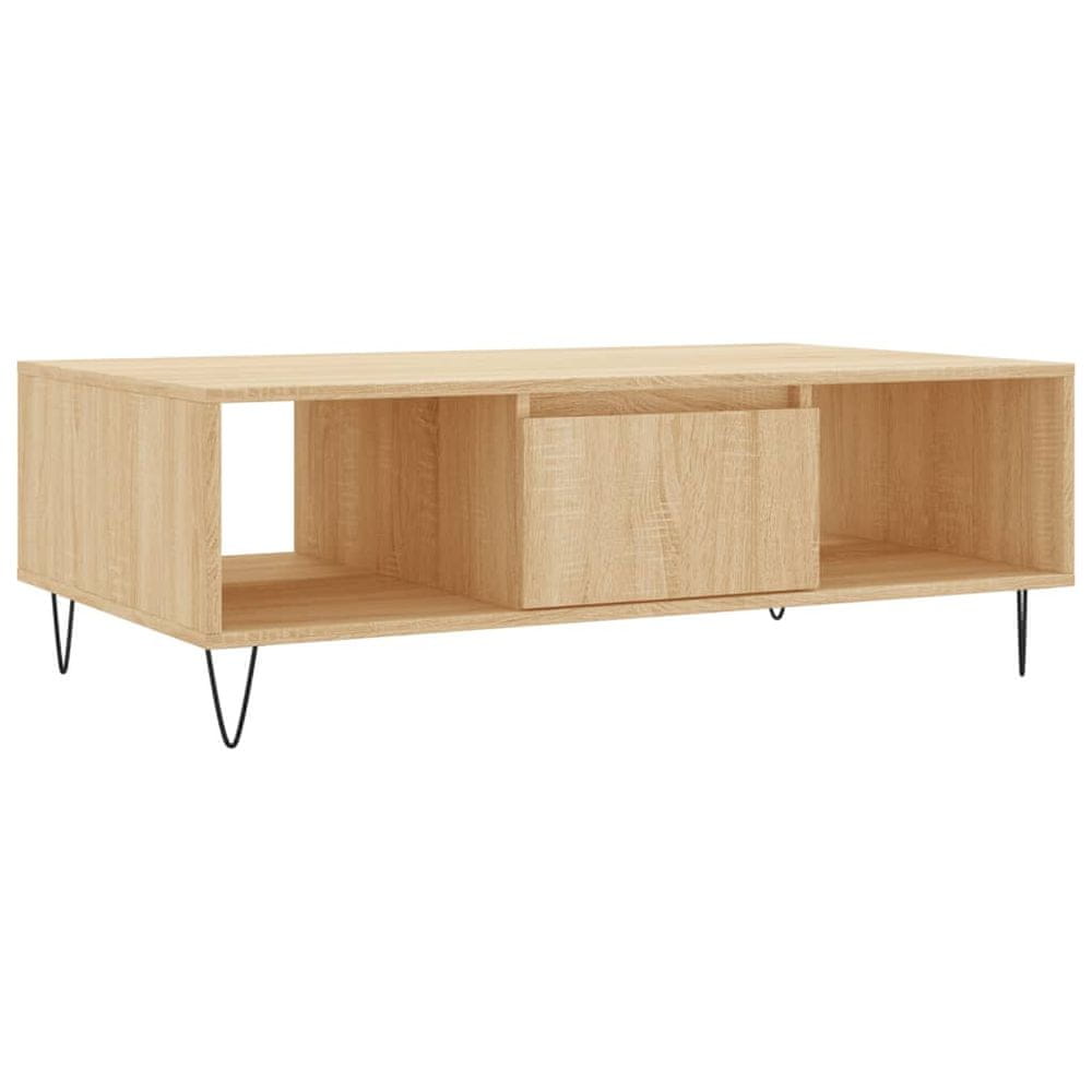 Vidaxl Konferenčný stolík dub sonoma 104x60x35 cm kompozitné drevo